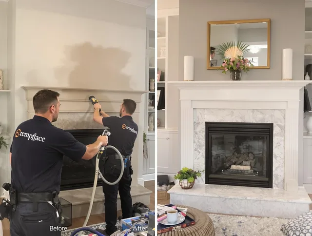 Professional soot removal by Reynoldsburg Chimney Sweep team in Reynoldsburg, OH